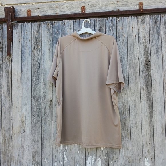 5.11 Tactical Polo Shirt Mens 2XL Silver Tan Performance Technical Utility Work - Picture 3 of 6